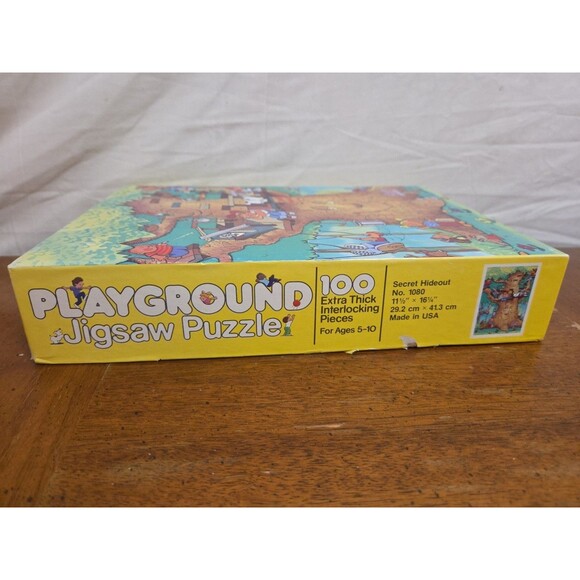 Warren Playground Favorites Secret Hideout 108 Piece Jigsaw Puzzle Complete - Picture 2 of 4